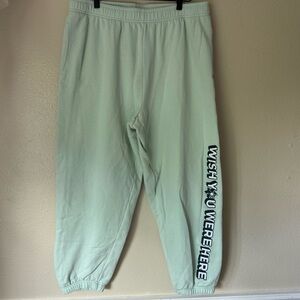 ❇️PINK Victoria's Secret Mint Green Joggers 2 for $22❇️